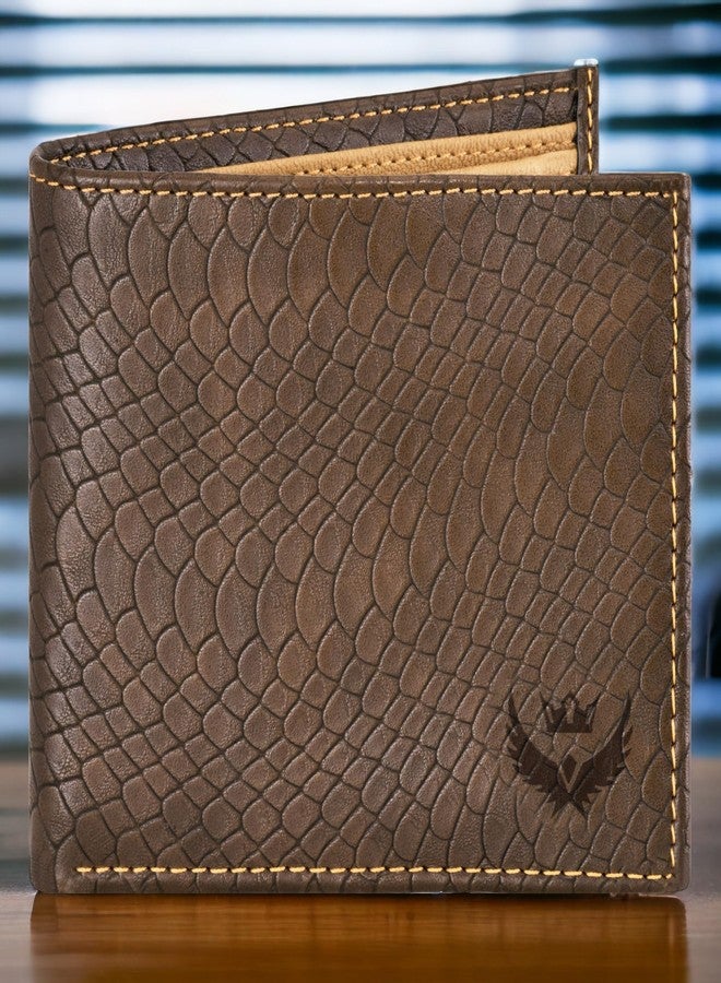 LORENZ PU Leather RFID Protected Wallet for Men (Brown) | WL-47 - Image 2